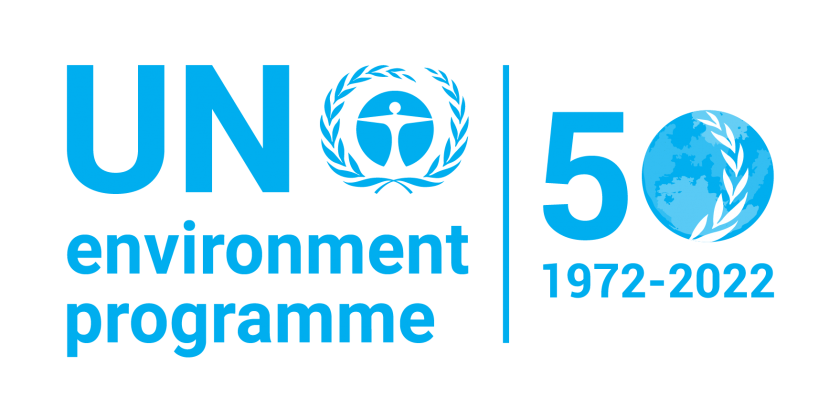 [UN Environment logo - 1972–2022]