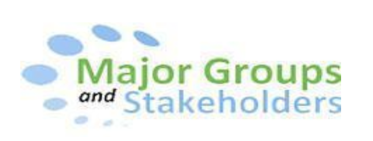 [Major Groups and Stakeholders logo]